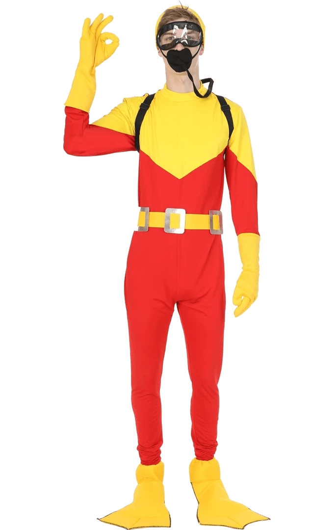 Flash Sale ✔️ Orion Costumes Adult Scuba Steve Film Costume 🤩 1 Orion Costumes Adult Scuba Steve Film Costume
