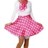 Orlob Adult 50s Pink Polka Dot Kit All Adult Costumes
