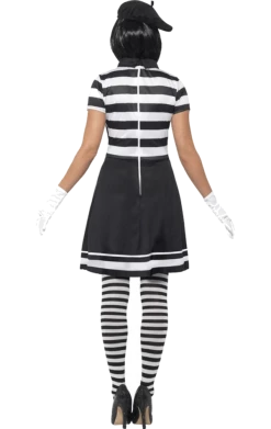 Smiffys Womens Mime Artist Costume