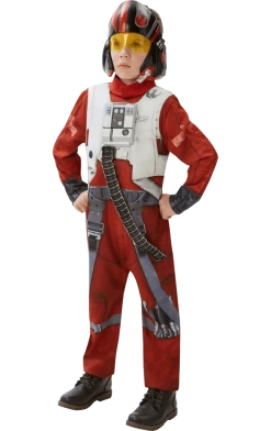Rubies Kids Deluxe Star Wars X Wing Pilot Costume Book Characters