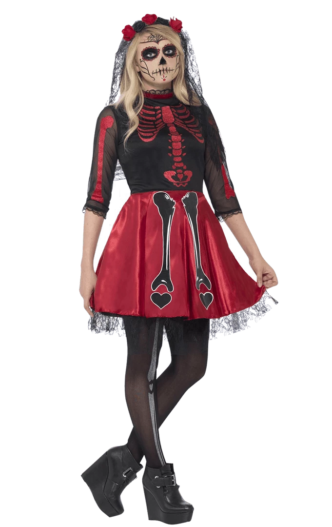 Coupon โ Smiffys Teen Day Of The Dead Costume Mexican ๐งจ 1 Smiffys Teen Day Of The Dead Costume Mexican