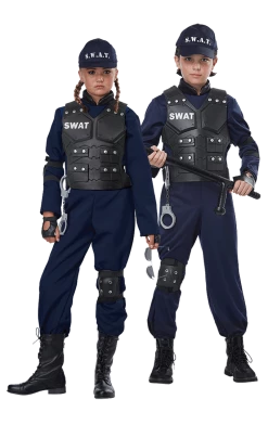 New 😍 California Costumes Kids SWAT Police Costume Cops & Robbers 💯 5 California Costumes Kids SWAT Police Costume Cops & Robbers