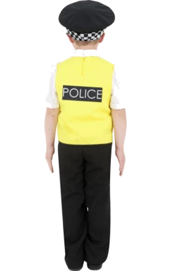 Smiffys British / UK Kids Police Costume