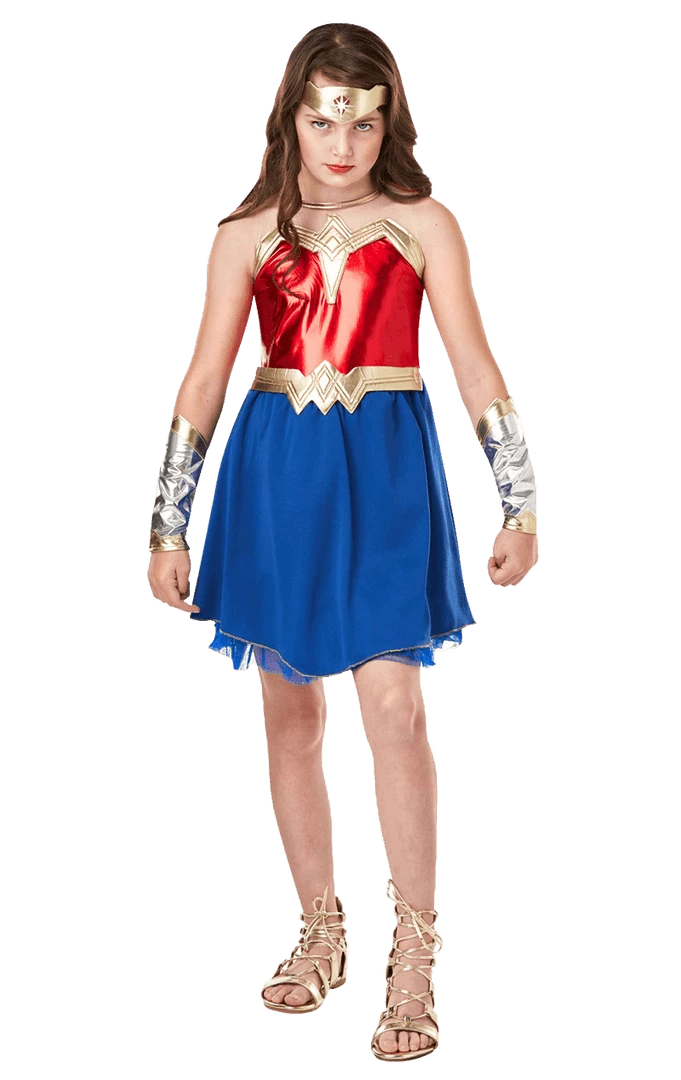 Best Sale 👏 Rubies Tween Wonder 👩 Woman Costume American / USA 🎉 1 Rubies Tween Wonder Woman Costume American / USA