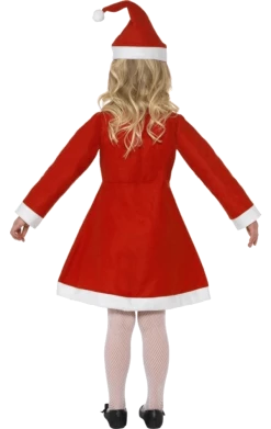 Smiffys Kids Value Santa Girl Costume Christmas