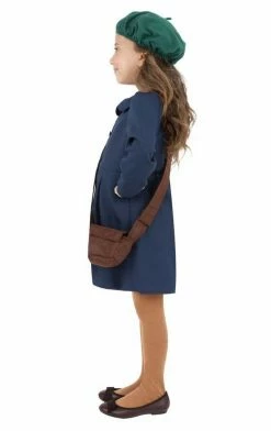 Smiffys Kids WW2 Evacuee Girl Costume