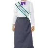 Smiffys British / UK Kids Victorian Suffragette Costume