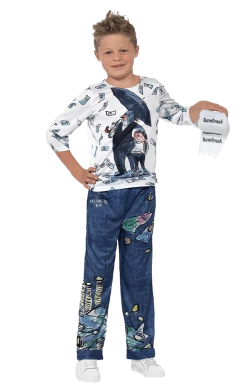 Smiffys Book Characters Kids Billionaire Boy Costume