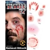 Tinsley Transfers Animal Attack Temporary Tattoos Halloween