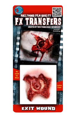 Tinsley Transfers Halloween Exit Wound 3D FX Transfers