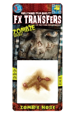 Tinsley Transfers Zombie Nose FX Transfer Halloween
