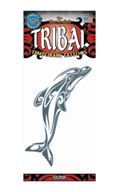 Tinsley Transfers Dolphin Tribal Temporary Tattoo Under The Sea