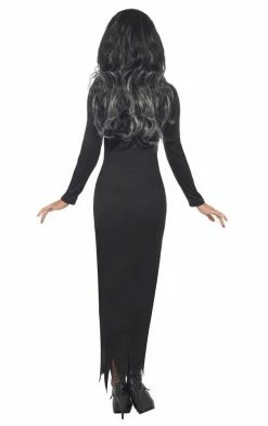 Smiffys Womens Skeleton Maxi Dress Costume Costumes Under £20