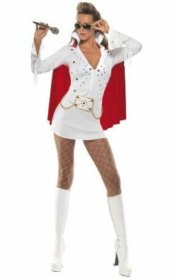 Smiffys American / USA Elvis White Costume
