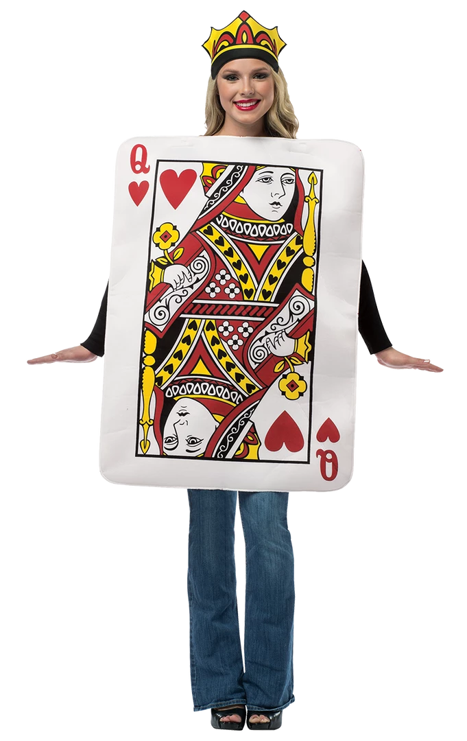 Best deal 🔥 Rasta Imposta Queen Of Hearts Card Costume Novelty 🔔 1 Rasta Imposta Queen Of Hearts Card Costume Novelty