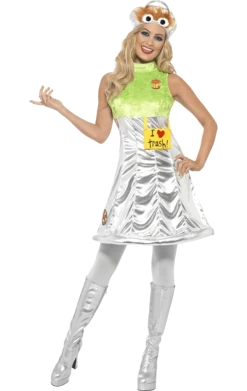 Smiffys Sesame Street Oscar Dress Costume All Womens Costumes