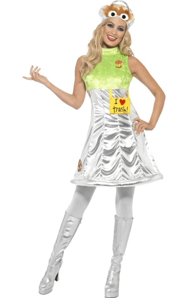 Flash Sale 👍 Smiffys Sesame Street Oscar 👗 Dress Costume All 👩 Womens Costumes 👏 1 Smiffys Sesame Street Oscar Dress Costume All Womens Costumes