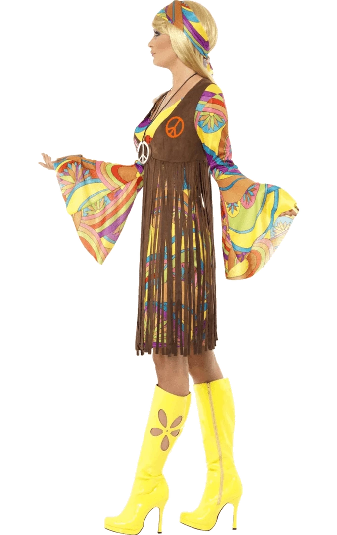 Budget 🥰 Smiffys 1960s Groovy Lady Costume 🥰 2 Smiffys 1960s Groovy Lady Costume