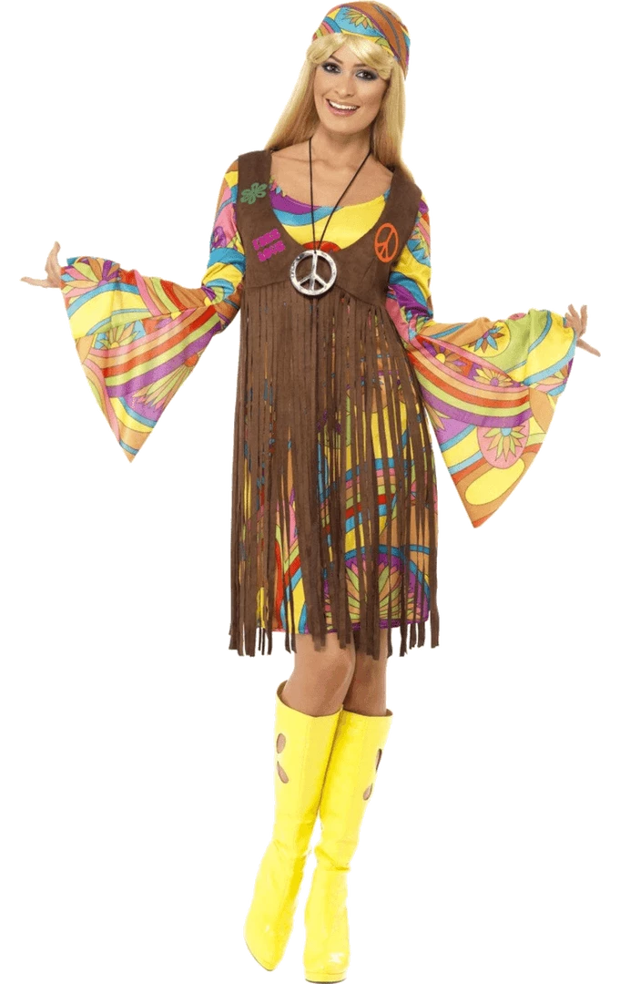 Budget 🥰 Smiffys 1960s Groovy Lady Costume 🥰 1 Smiffys 1960s Groovy Lady Costume