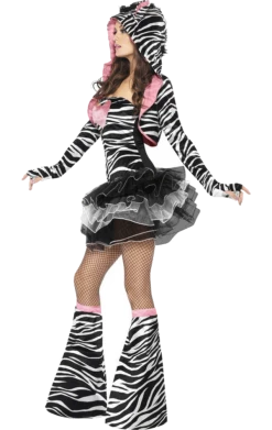 Smiffys Animals Zebra Dress Costume