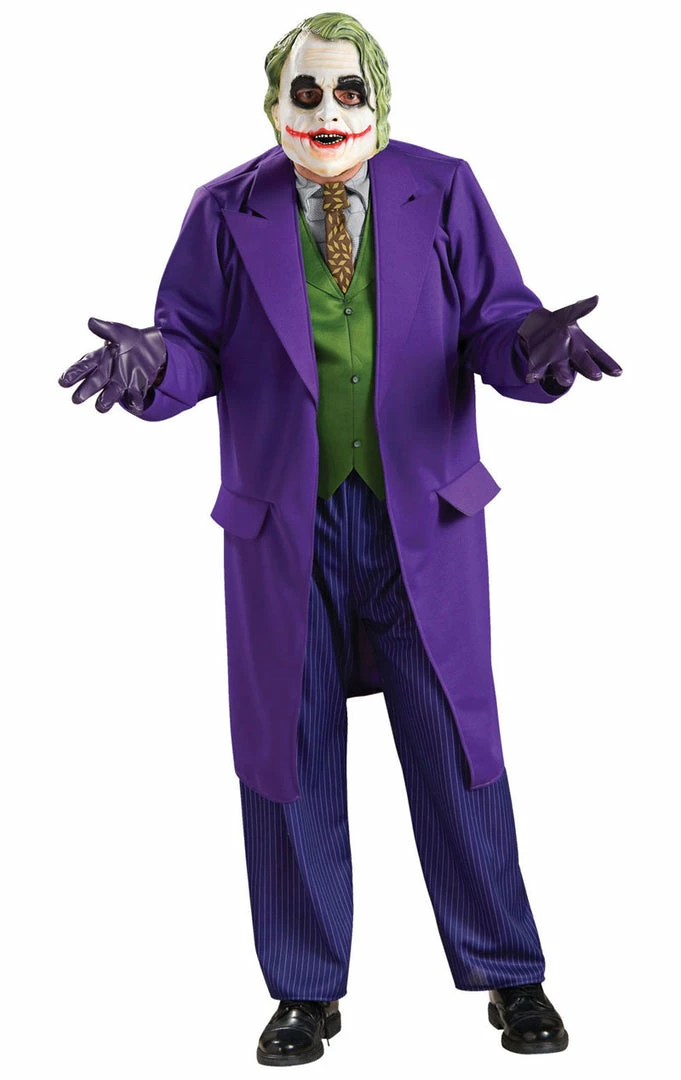 Brand new ⭐ Rubies Cosplay & Comic Con Adult Deluxe Dark Knight Joker Costume 🌟 1 Rubies Cosplay & Comic Con Adult Deluxe Dark Knight Joker Costume