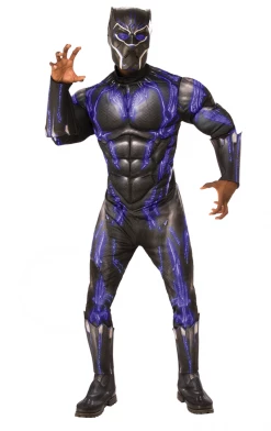 Rubies Mens Black Panther Battle Costume