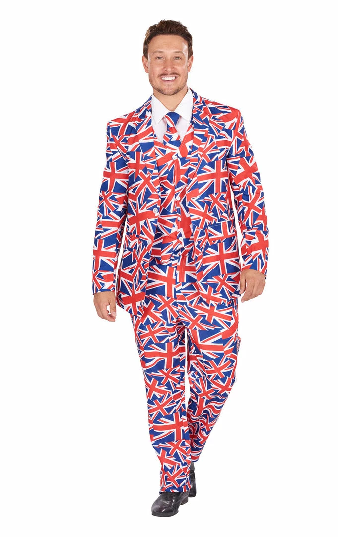 Best deal 😀 Generic Union Jack Suit Party / Night Out 🤩 1 Generic Union Jack Suit Party / Night Out