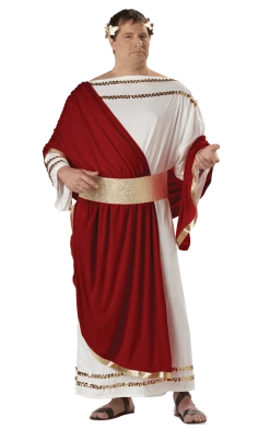 California Costumes Greek & Roman Mens Plus Size Julius Caesar Costume