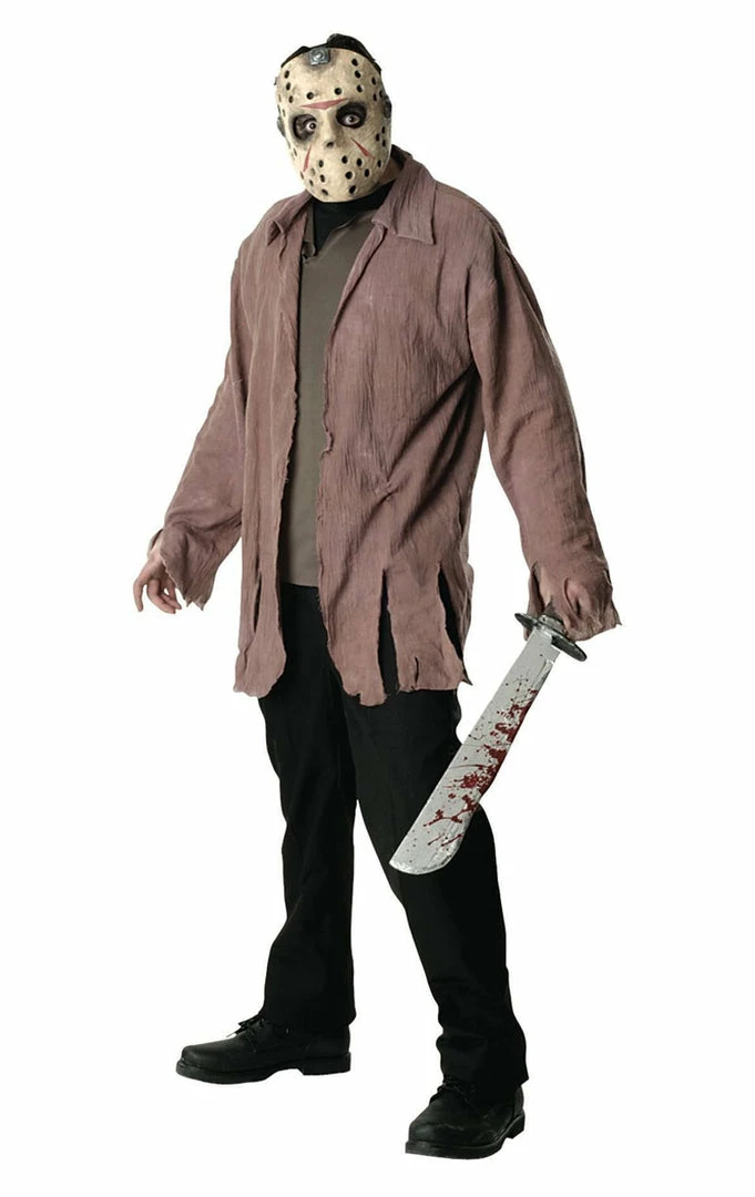 Best Sale ❤️ Rubies Jason Voorhees Costume 🧛 Halloween 🧨 1 Rubies Jason Voorhees Costume Halloween