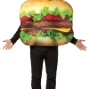Rasta Imposta Food & Drink Adult Double Cheeseburger Costume