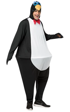 Rasta Imposta Animals Adult Penguin Hoopster Costume