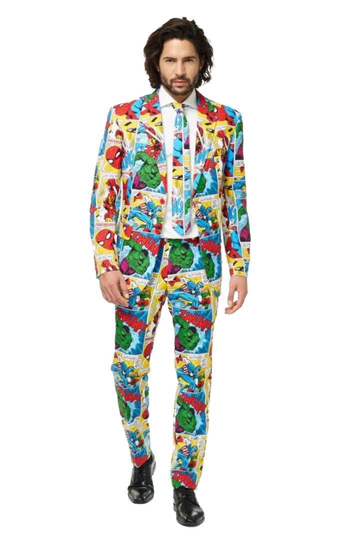 Flash Sale ✔️ OppoSuits Mens Marvel Comics Opposuit ⭐ 1 OppoSuits Mens Marvel Comics Opposuit
