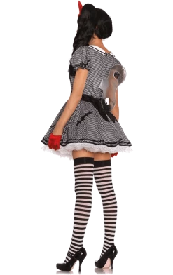 Leg Avenue Dolls Womens Wind Me Up Doll Costume