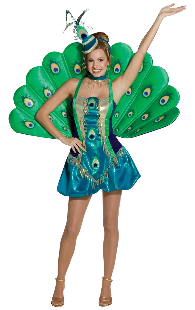 Best deal 😀 Rasta Imposta 👩 Womens Peacock Costume 🔥 1 Rasta Imposta Womens Peacock Costume