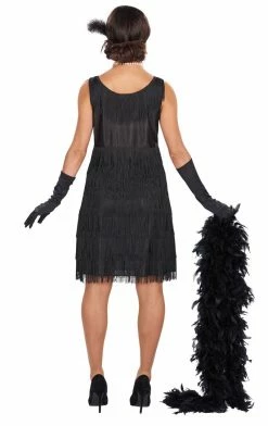 Orion Costumes 1920's Womens 1920s Black Flapper Costume