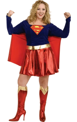 Rubies Womens Plus Size Supergirl Costume
