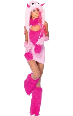 Leg Avenue Pink Puff Monster Costume