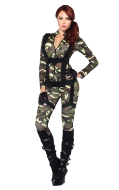 Generic Womens Pretty Paratrooper Costume