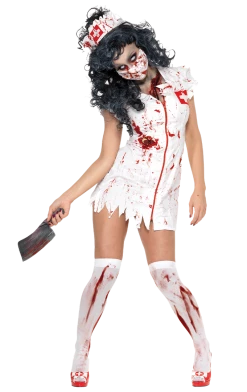 Smiffys Womens Possessed Zombie Nurse Costume