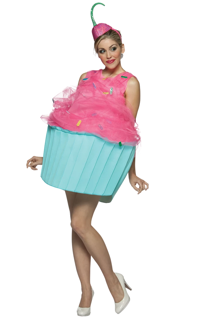 Promo 🔔 Rasta Imposta Ladies Cupcake Costume Food & Drink ❤️ 1 Rasta Imposta Ladies Cupcake Costume Food & Drink
