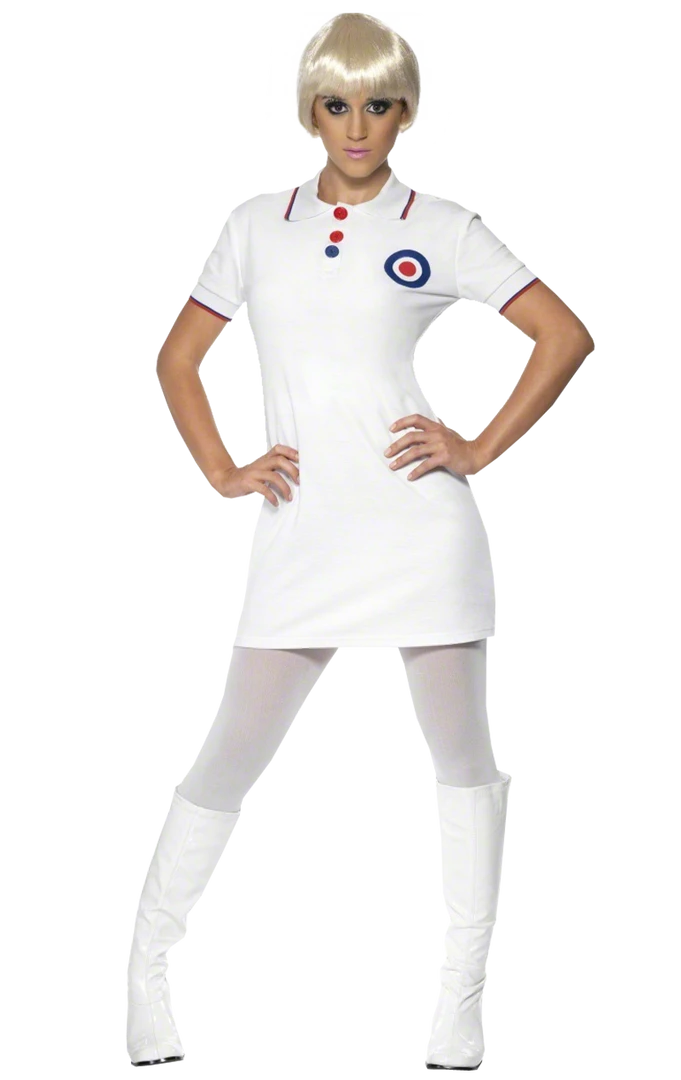 Buy ✨ Smiffys Costumes Under £20 👩 Womens 1960s Mod Costume 👍 1 Smiffys Costumes Under £20 Womens 1960s Mod Costume