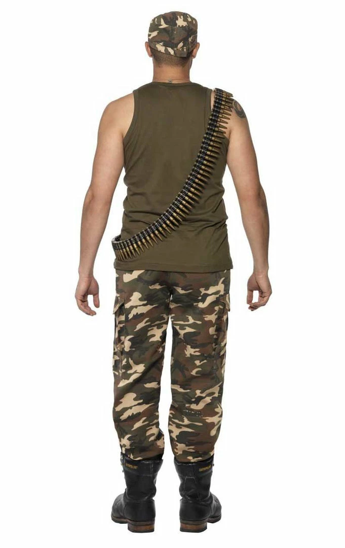 Cheapest 😀 Smiffys Military Mens Khaki Camo Soldier Costume 👍 4 Smiffys Military Mens Khaki Camo Soldier Costume