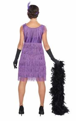 Orion Costumes Womens 1920s Purple Flapper Costume