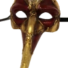 Generic Red Long Nose Masquerade Facepiece