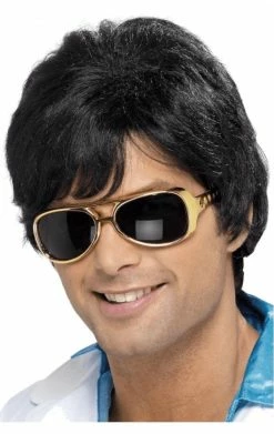 Smiffys 70s Black Scruff Wig Music & Pop/Rock Stars