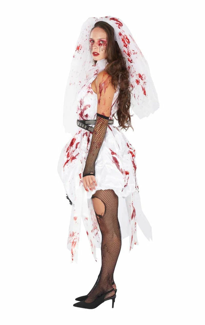 Outlet ✔️ Generic Wedding 👩 Womens Bloody Bride 🎃 Halloween Costume 🛒 2 Generic Wedding Womens Bloody Bride Halloween Costume