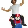 Body Republic Adult Red Plumber Piggyback Costume Cosplay & Comic Con