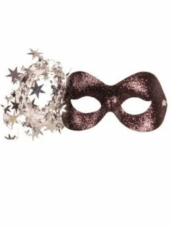 Generic Black And Gold Masquerade Facepiece Masquerade Ball