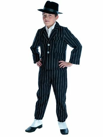 Promo ⌛ Generic Kids Little Gangster Costume All Decades /Era Costumes 😍 1 Generic Kids Little Gangster Costume All Decades /Era Costumes