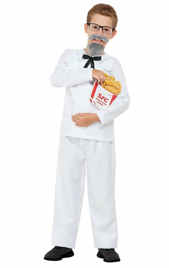 Budget 💯 Generic American / USA Kids The Colonel Costume 💯 2 Generic American / USA Kids The Colonel Costume